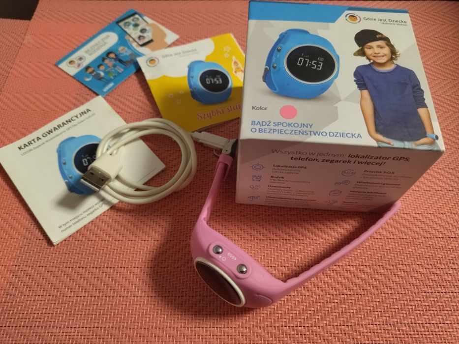 Zegarek dla dzieci GPS z lokalizacją