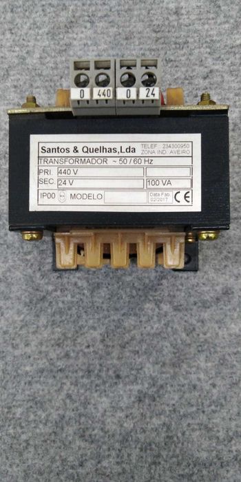 Transformador monofásico  440/24V   100VA