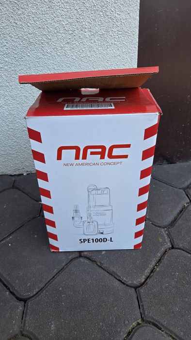 Nowa pompa NAC 1000W, 9m, do brudnej wody