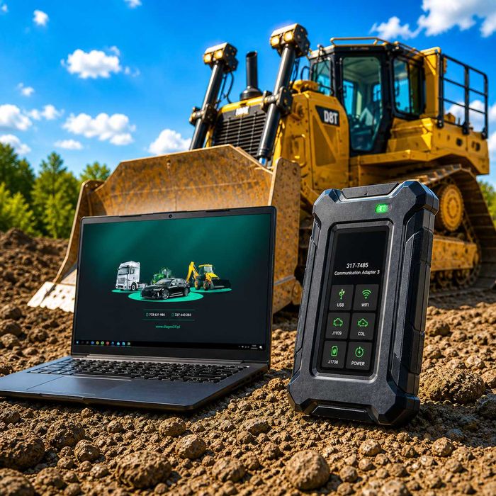 ZESTAW DIAGNOSTYCZNY Caterpillar CAT Maszyny Budowlane Serwisówka ASO