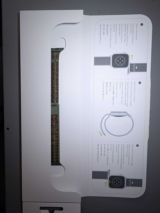 Apple Loop Desportiva Apple Nike Sequoia/Laranja de 41mm