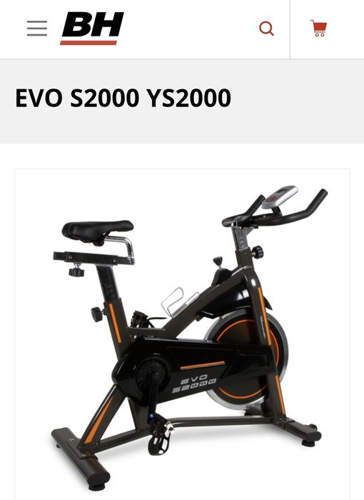 Bicicleta spinning BH evo S2000