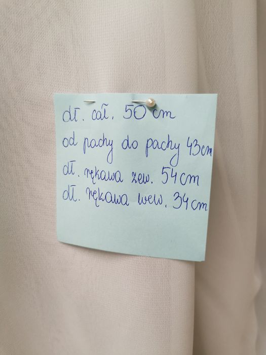 Bluzeczka damska z dlugim rękawem r. 36