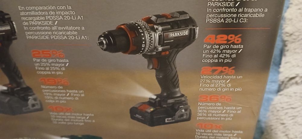 Vendo conjunto PARKSIDE 20v proficional