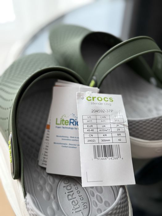 Crocs lite ride зелені