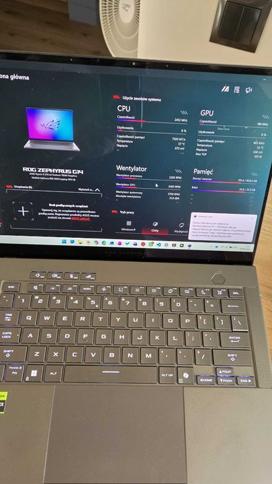 ASUS ROG Zephyrus G14 GA403UP-QS005W 14" OLED R9-270 32GB RAM 1TB SSD GeForce RTX5070 DLSS 4 Windows 11 Home