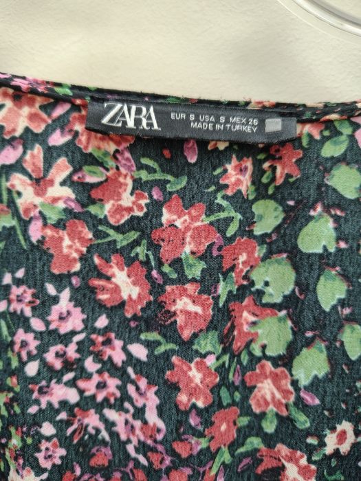 Квітковий комбінезон -палаццо від Zara, розмір S ,як сукня мідіZara