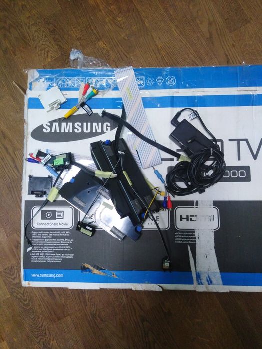 Телевизор самсунг коробка 32"-85" корпус шлейф провод