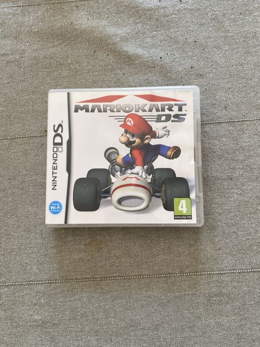 Caixa MarioKart DS com todos os manuais