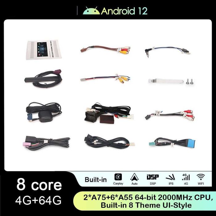 Auto-rádio 2 din android 14 Megane 3 (2007 a 2015)