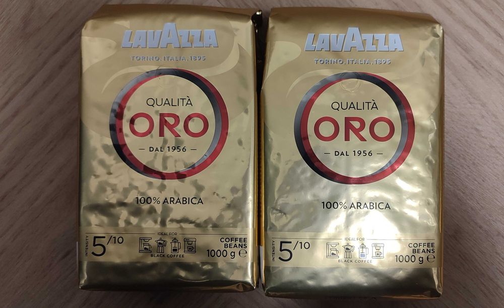 2 x 1 kg kawa ziarnista Lavazza Qualita Oro