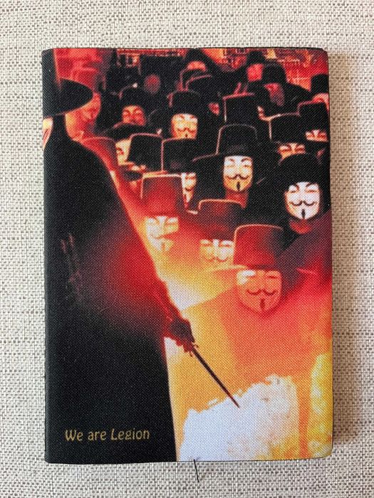 Caderno Anonymous Exclusivo | Capa em tecido