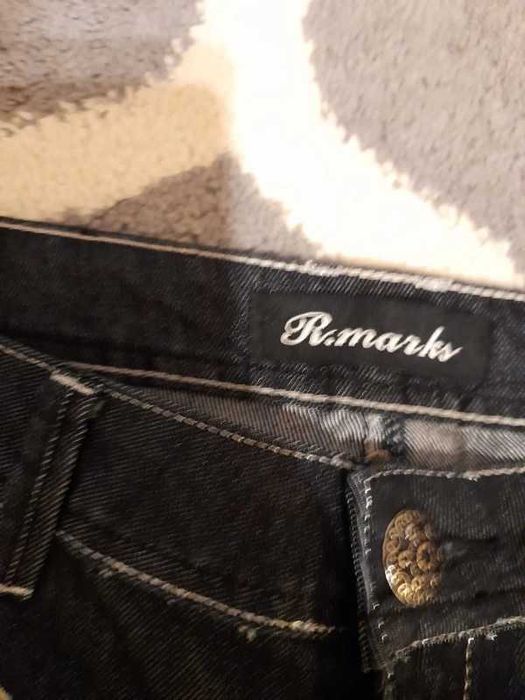 Czarne spodnie damskie R.Marks Rozmiar 32