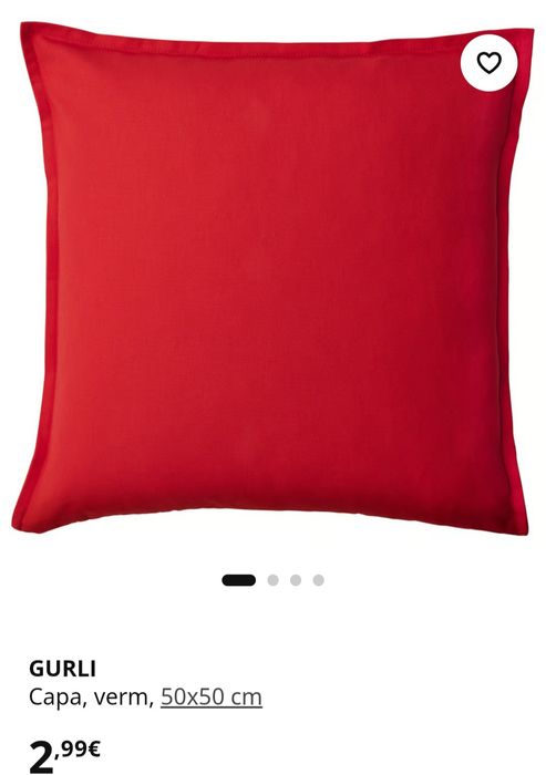 Capas almofadas Gurli Ikea 50x50