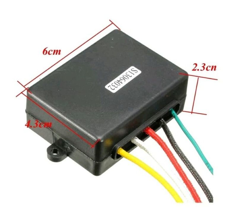 Comando sem fios para guincho 12 e 24v
