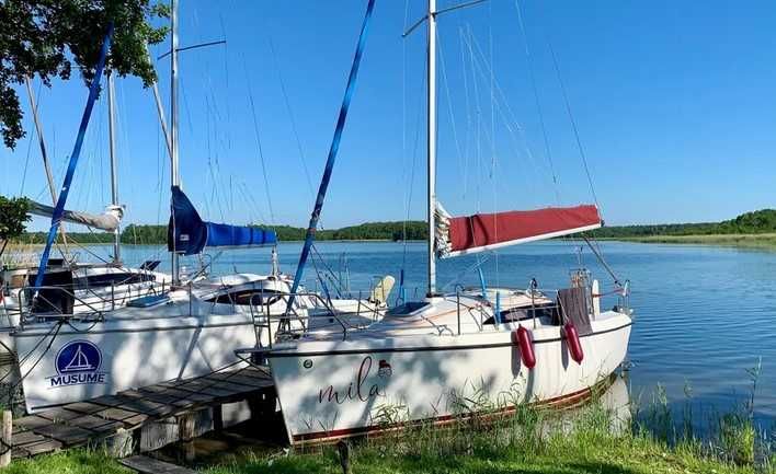 Sprzedam jacht żaglowy Sasanka 660 nowy grot Faktura żaglówka WJM