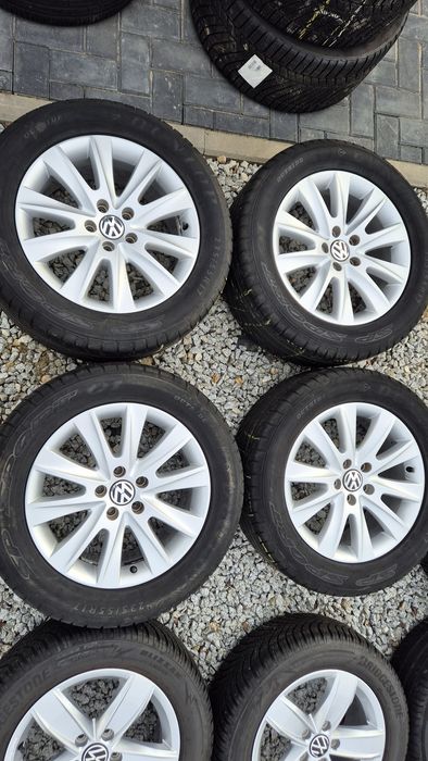 Fwlgi aluminiowe volkswagen Tiguan 17 5x112 7J Et43 seat skoda jak nowe