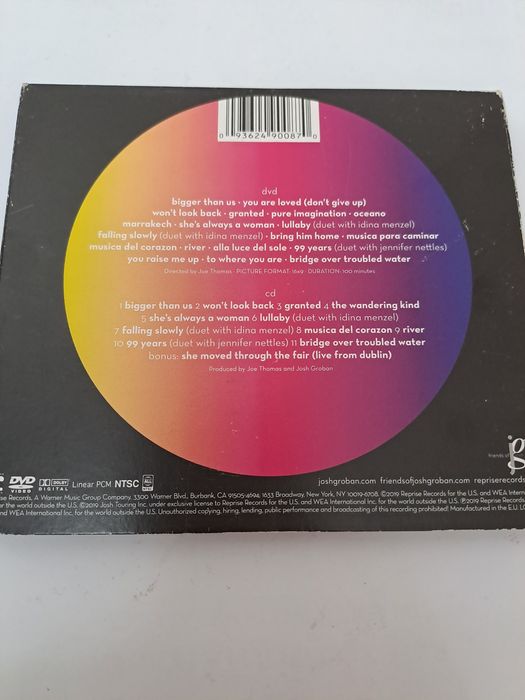 Josh Groban - "Bridges Live" - koncert + CD.