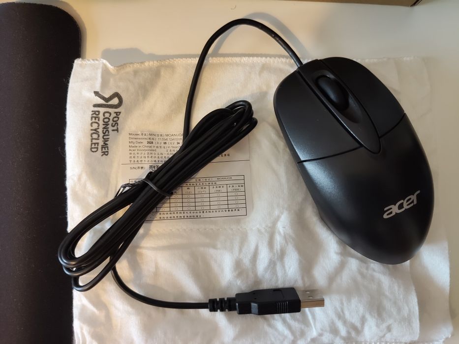 Teclado e rato acer + tapete talius novo na caixa