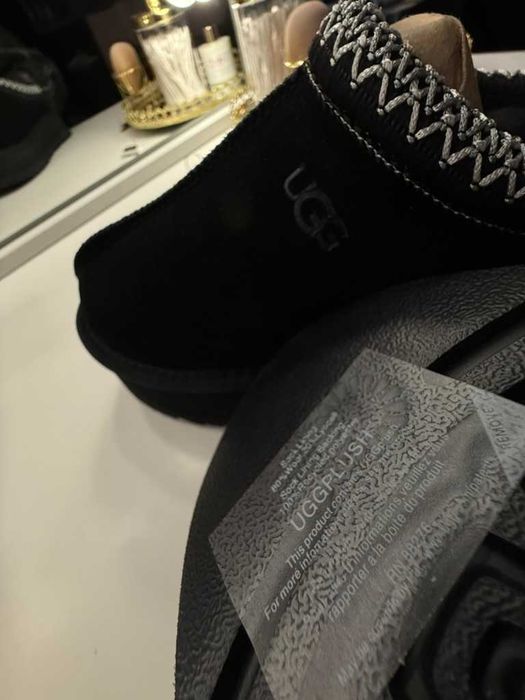 Czarne Platformy U G G Tassy Man / Tazz / r. 37 / COZY VIBE
