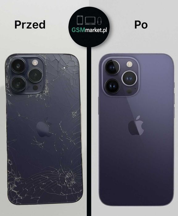 Tylna klapka na iPhone 16/16 Pro/16 Pro Max - Warszawa Serwis BlueCity