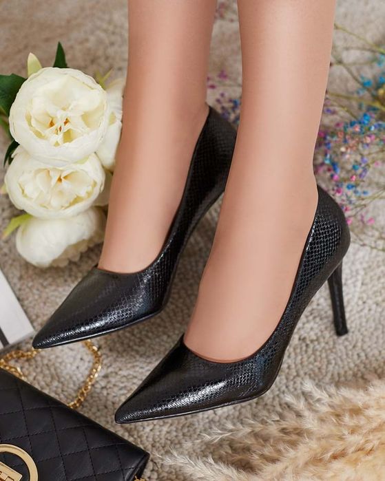 36 37 38 czółenka 39 40 41 na obcasie szpilce z tłoczeniem szpilki szp