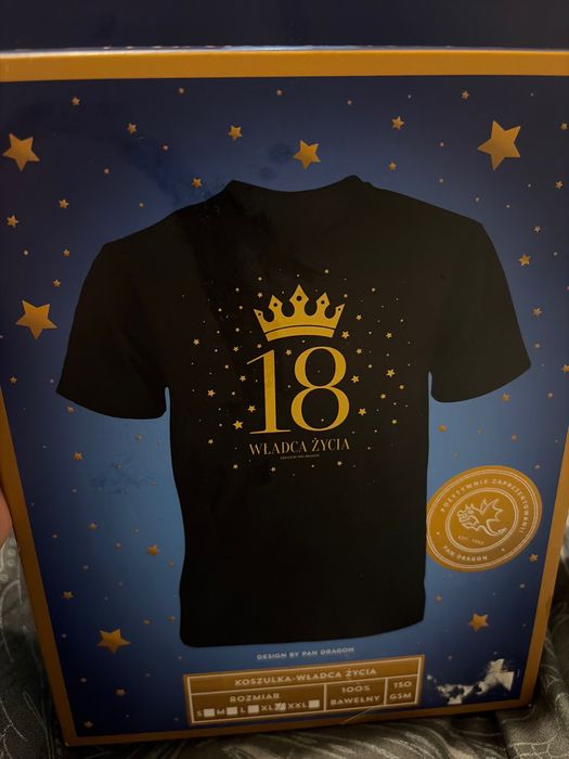 T-shirt gadżety na 18tke urodziny