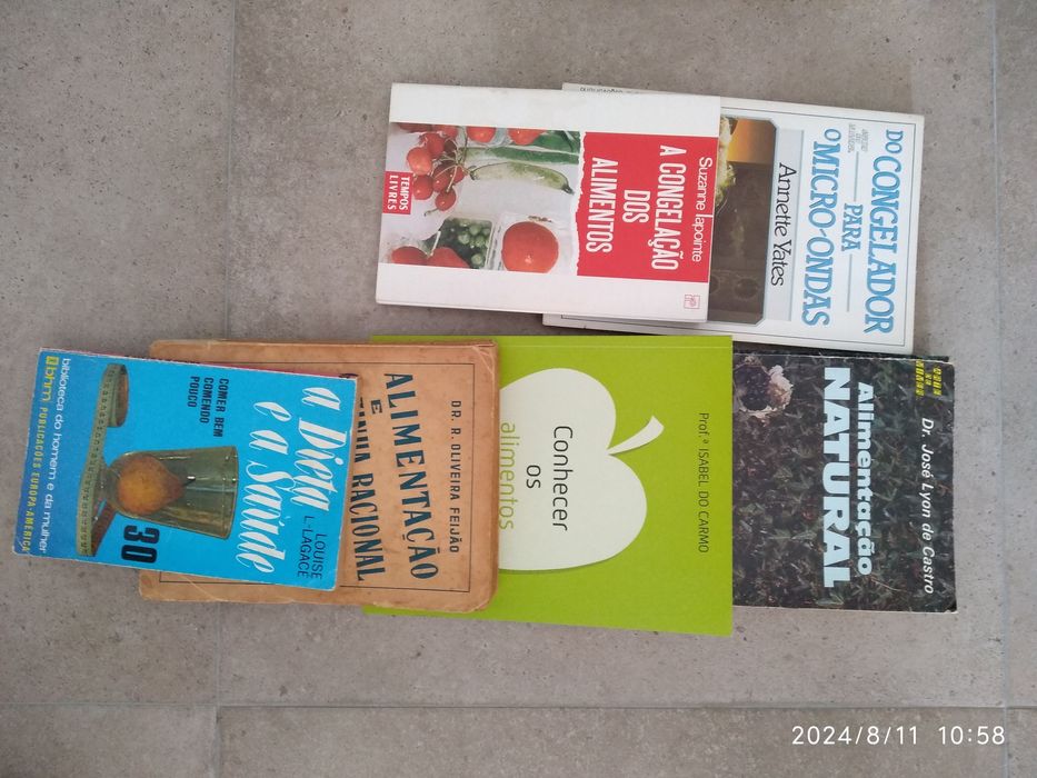 Livros sobre saúde e alimentação