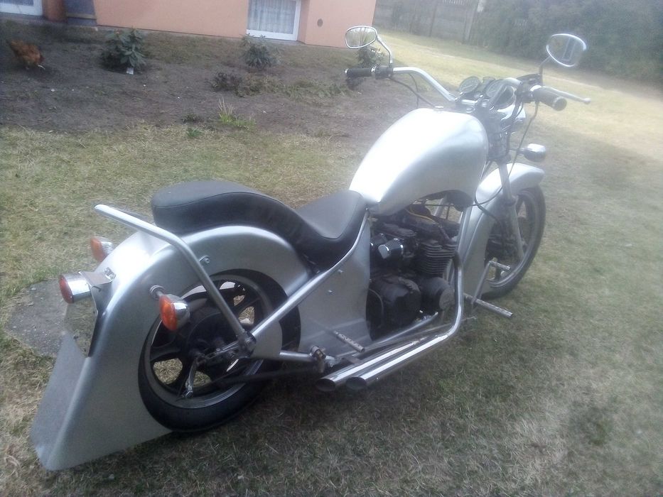 Kawasaki custom bagger