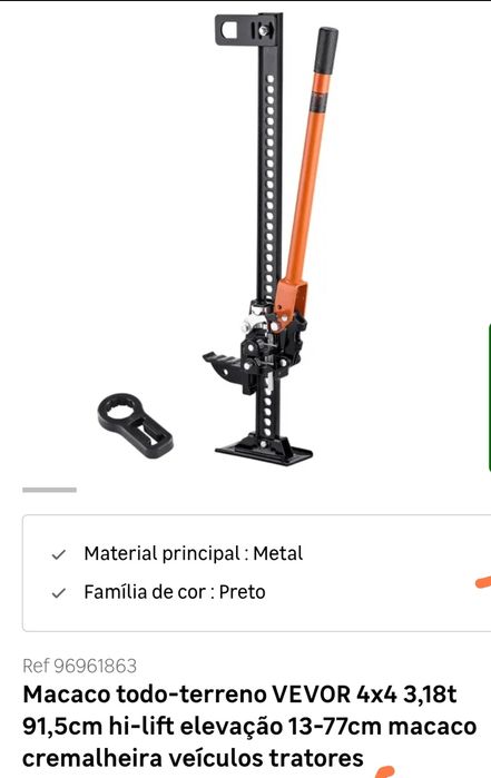 Macaco 4x4 vevor