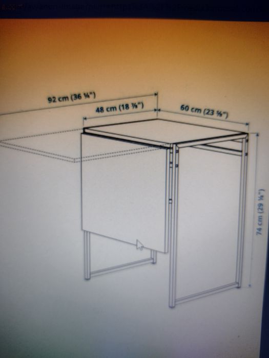 Mesa de cozinha extensivel IKEA Muddus