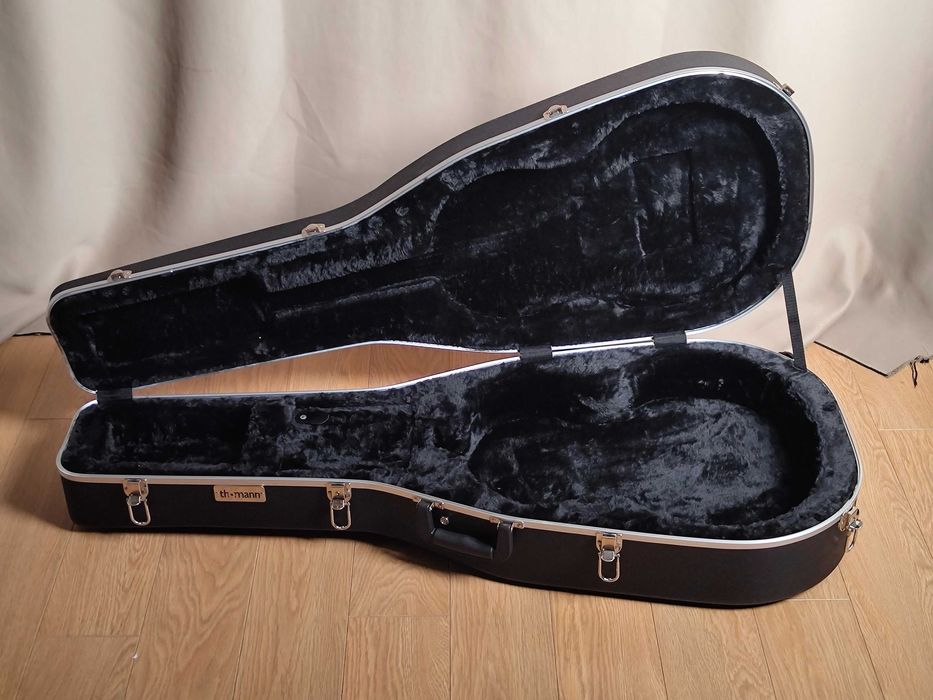 Guitarra clássica / Violão Thomann Classica Fusion 1C CW Slim + case + suporte + cordas