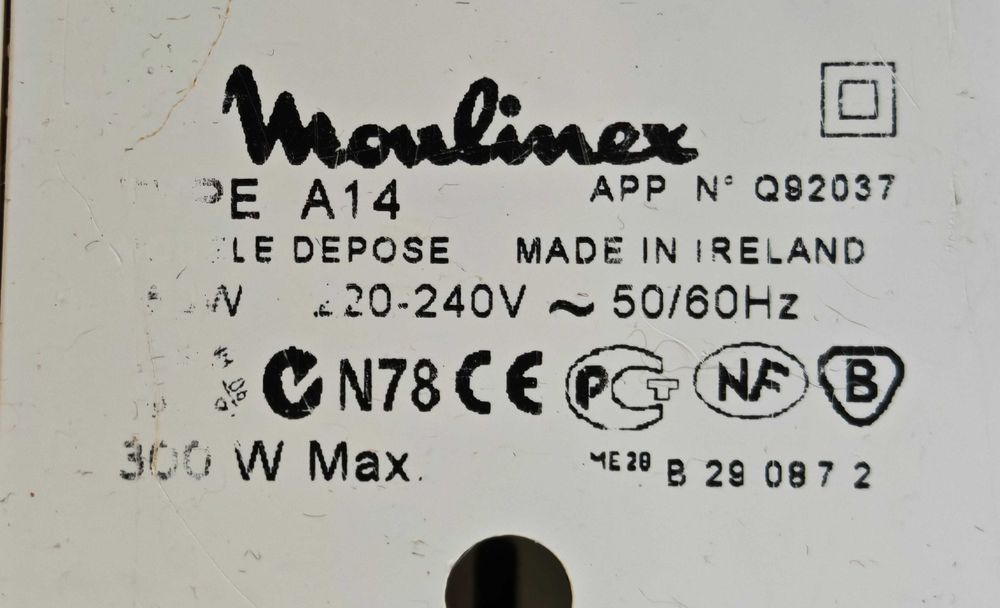 Silnik napęd maszynki do mięsa Moulinex HV3 używany sprawny.