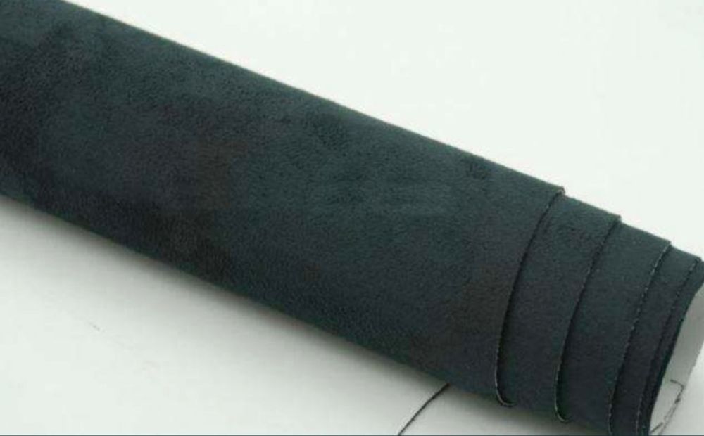 Автоткань алькантара черня самоклейка 100×140 см Корея KSF чёрная 152