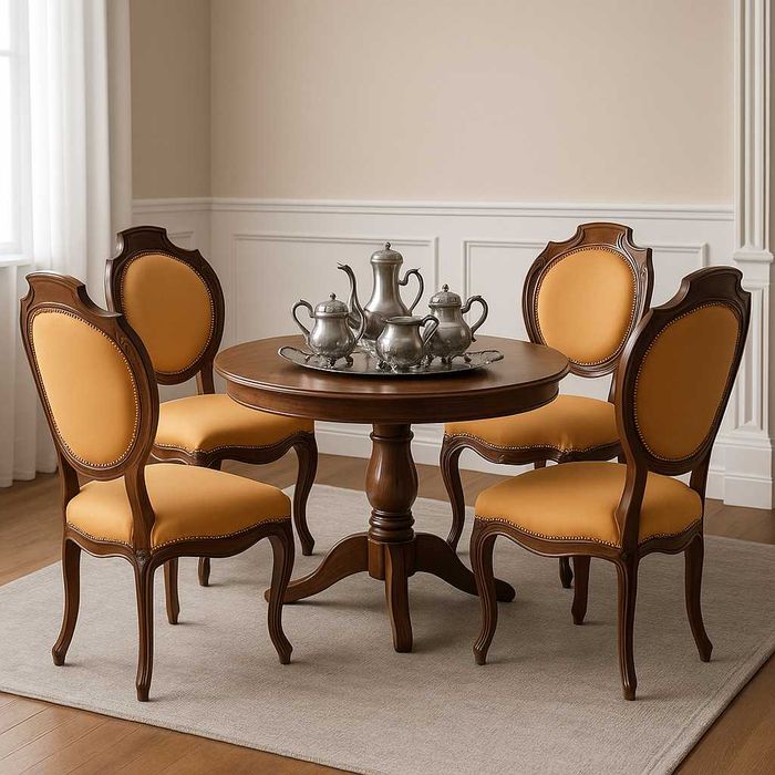 4 Cadeiras estofadas de novo