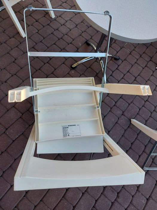 Zestaw ogrodowy. 6 krzeseł Ikea Sennik + stolik