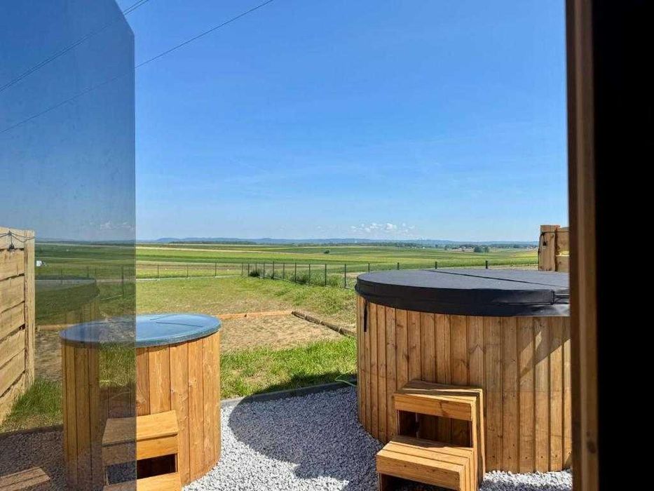 Domki Piotrowice – 5 min do Energylandii, sauna & jacuzzi!