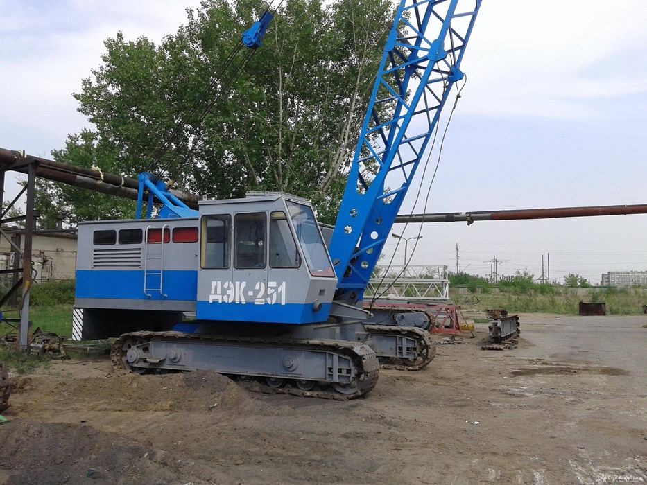 ДЭК-251 НЕДОРОГО‼️гусеничный кран, аренда спецтехники, кран услуги