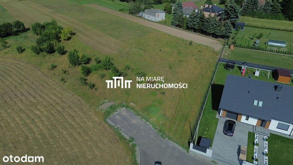 Płaska działka, Warunki Zabudowy, Asfaltowa droga