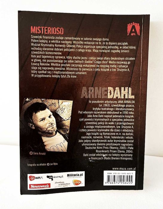 Książka Arne Dahl Misterioso Thriller
