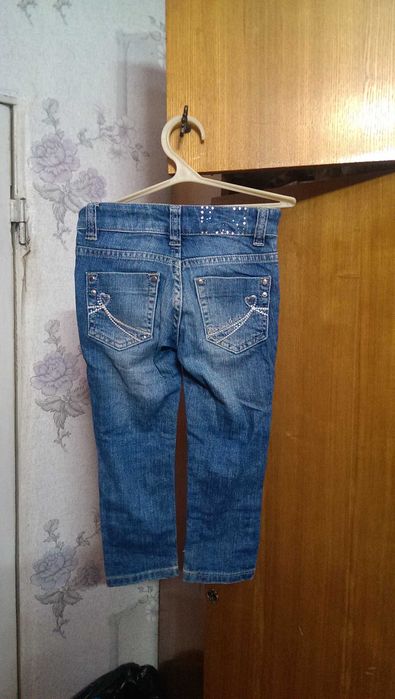 Хорошие Детские джинсы на девочку рост  92 см бренда Marions Kids Fashion