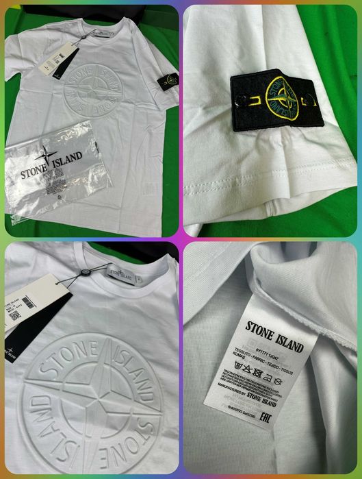 Ekskluzywny T-shirt męski Nowość Stone Island Amiri Ami Paris Premium