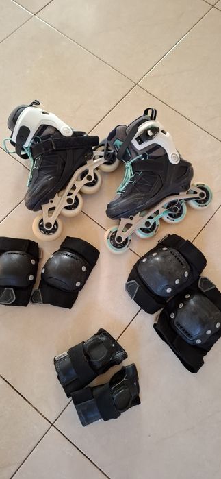 Роліки ,захисна амуніція ,рюкзак