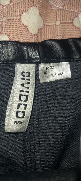 Кожаный сарафан H&M