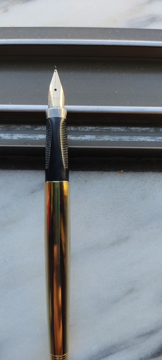 Caneta Parker ouro 22 kilates
