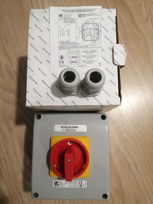 Włacznik rozłącznik 4-biegunowy SK100
