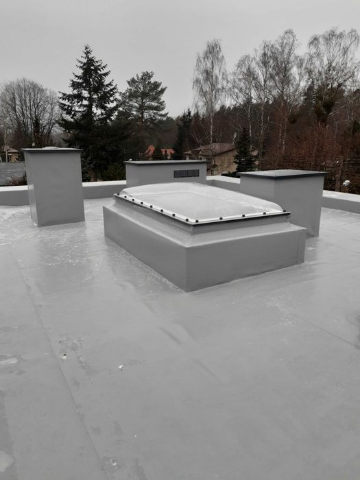 dach płaski membrana PVC stropodach taras balkon termomodernizacja dach zielony
