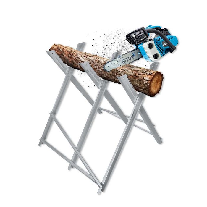 Stojak koziołek do cięcia drewna bali kłód gałęzi składany 150kg