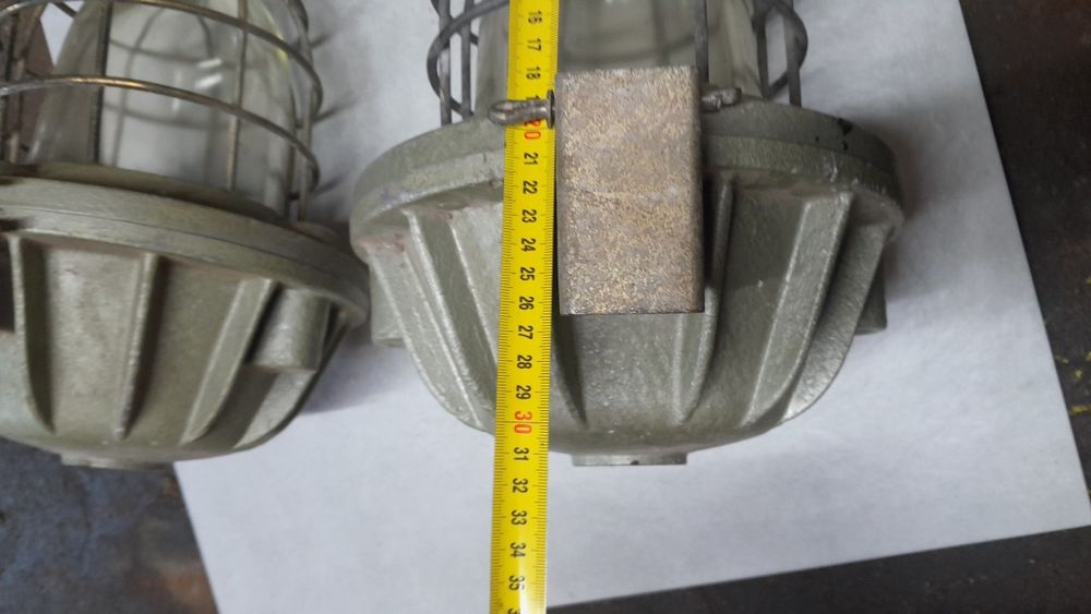 2szt Lampy wiszące Loft ciężkie żeliwne