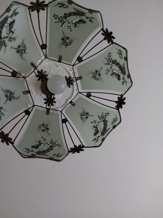 Люстра скляна відкрита